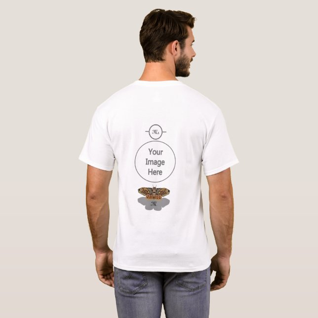 Camiseta Monograma de Brahmin Moth (Reverso completo)