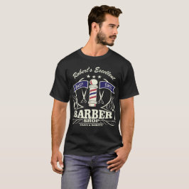 Camiseta Monograma de estilo Barbershop Shave Haircut