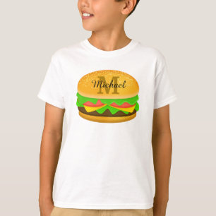 Camiseta Monograma de Guay y deliciosa hamburguesa