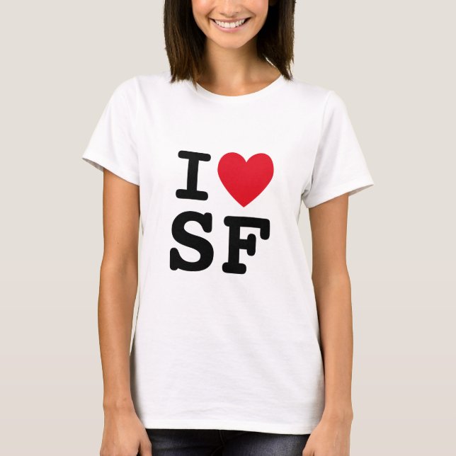 Camiseta Monograma de I Heart SF (Anverso)
