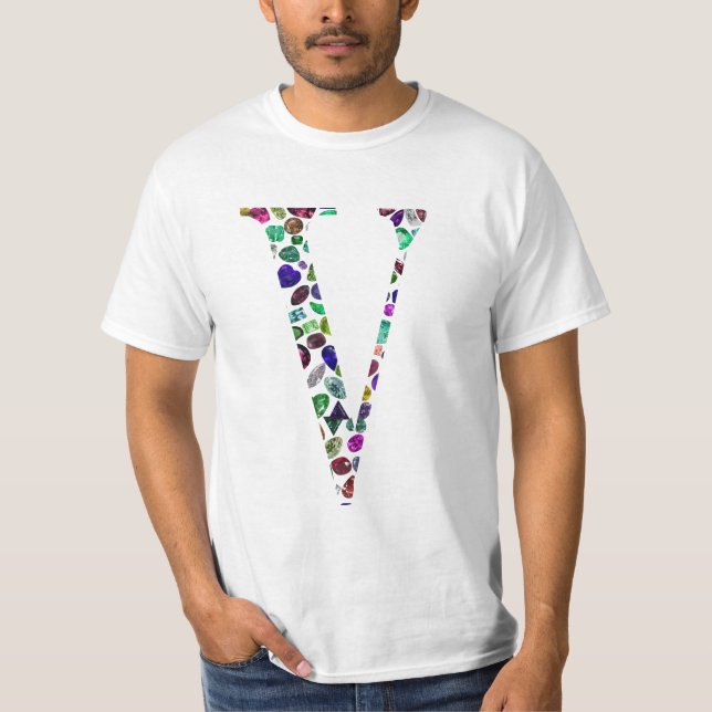Camiseta Monograma de la letra V (Anverso)