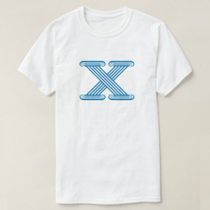 Camiseta Monograma de la letra X