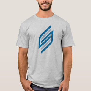 Camiseta Monograma de letra S elegante y moderna