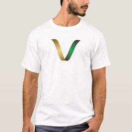 Camiseta Monograma de letra V de lujo