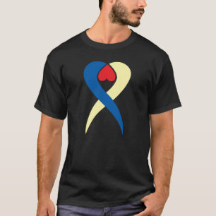 Camiseta Monograma de letra X de corazón creativo