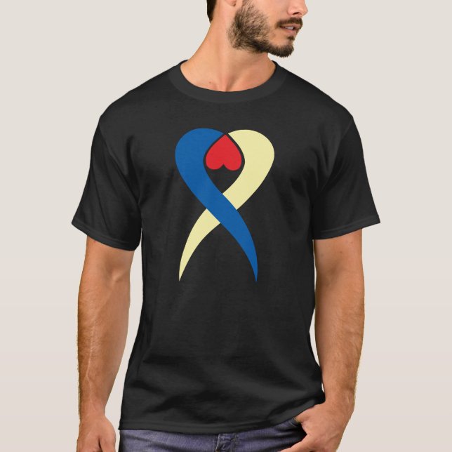 Camiseta Monograma de letra X de corazón creativo (Anverso)