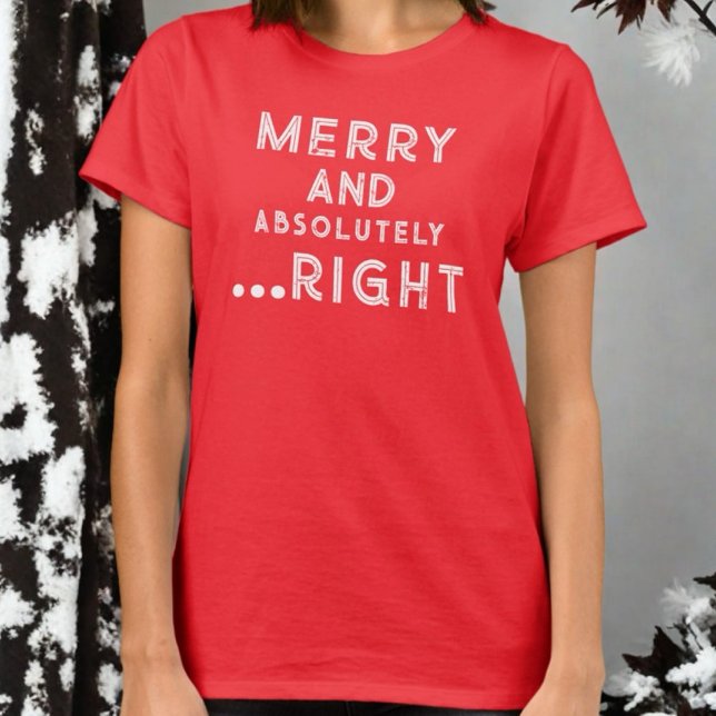 Camiseta Monograma de Navidades rojos amargos y absolutamen (Subido por el creador)