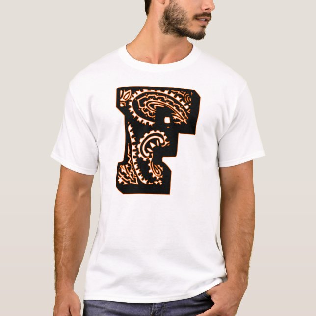 Camiseta Monograma de Paisley - F (Anverso)