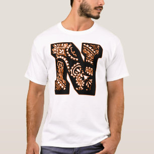Camiseta Monograma de Paisley - N