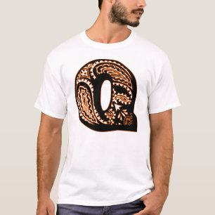 Camiseta Monograma de Paisley - Q