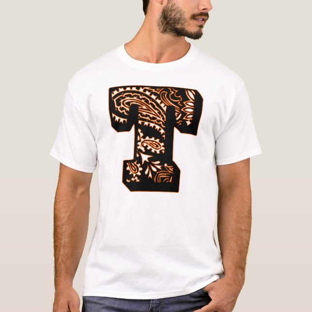 Camiseta Monograma de Paisley - T (Anverso)