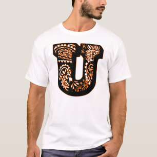 Camiseta Monograma de Paisley - U
