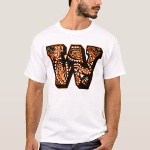 Camiseta Monograma de Paisley - W