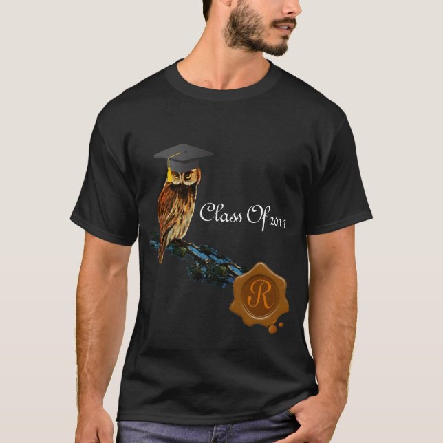 CAMISETA MONOGRAMA DE SELLO DE CERCA DE AGUA Y DE CERRADURA (Anverso)