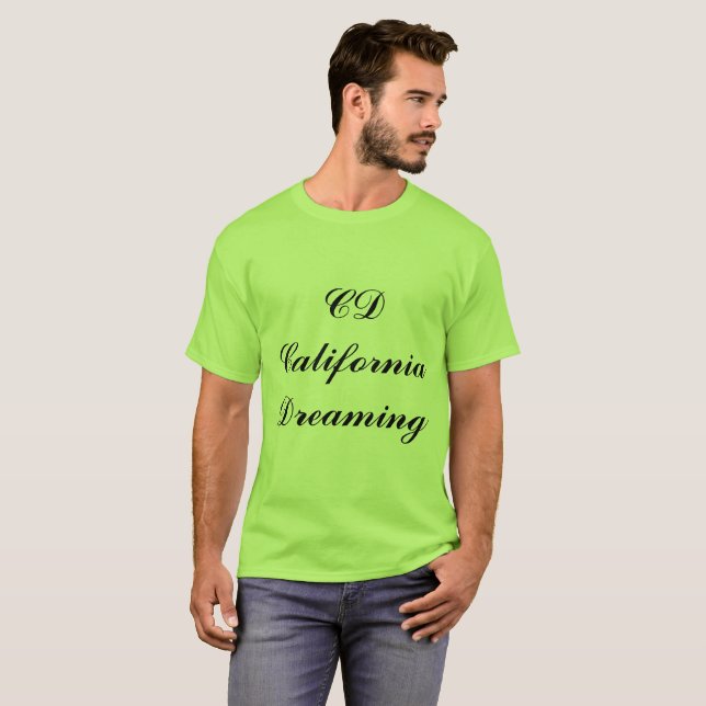 Camiseta Monograma de sueño de California (Anverso completo)