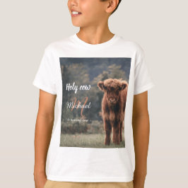 Camiseta Monograma de ternera bovina de la región montañesa