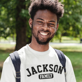 Camiseta Monograma de unión familiar de nombre familiar