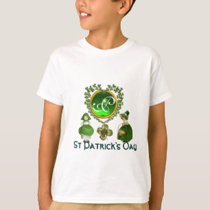 CAMISETA MONOGRAMA DEL CORAZÓN CELÁTICO DE SAN PATRICK