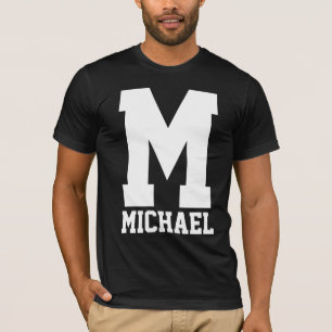 Camiseta Monograma del ganador de una letra del equipo