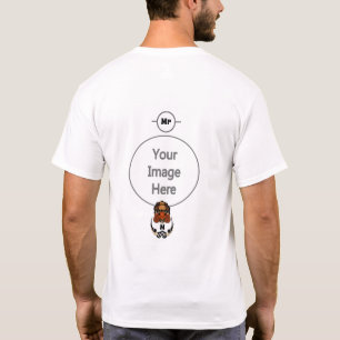 Camiseta Monograma divertido de escalado de tortuga