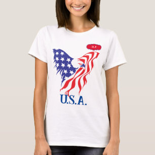 Camiseta Monograma "EE. UU."