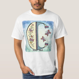 Camiseta Monograma floral C