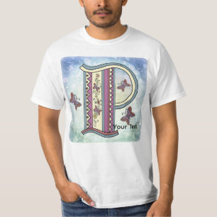 Camiseta Monograma floral P