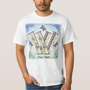 Camiseta Monograma floral W