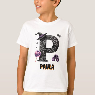 Camiseta Monograma P de Truco o Trato