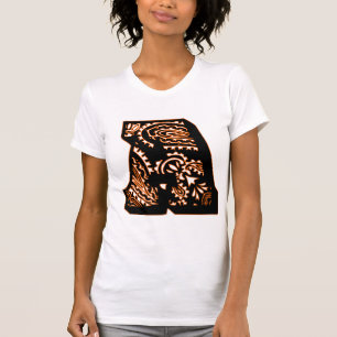 Camiseta Monograma Paisley - A