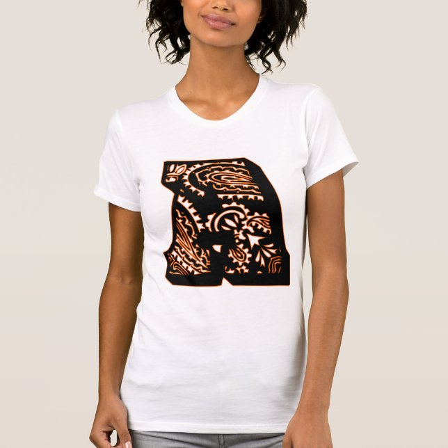 Camiseta Monograma Paisley - A (Anverso)
