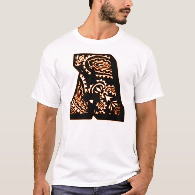 Camiseta Monograma Paisley - A (Anverso)