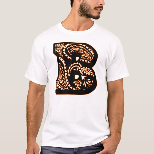 Camiseta Monograma Paisley - B (Anverso)