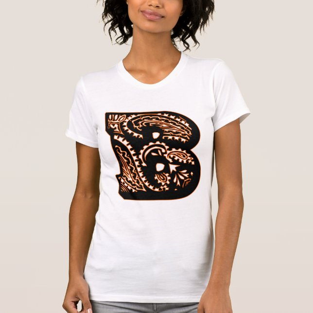 Camiseta Monograma Paisley - B (Anverso)