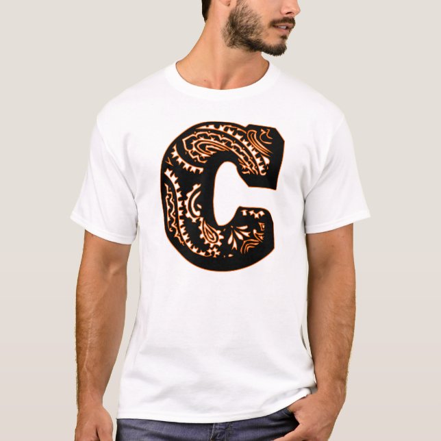 Camiseta Monograma Paisley - B (Anverso)