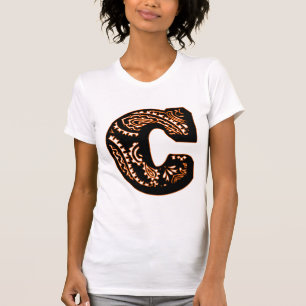 Camiseta Monograma Paisley - C
