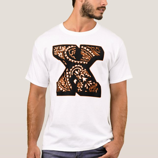 Camiseta Monograma Paisley - X (Anverso)