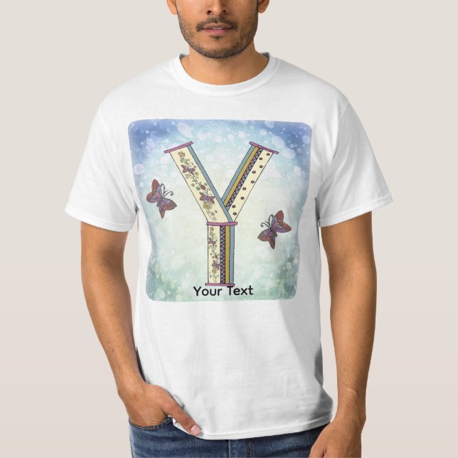 Camiseta Monograma Y floral (Anverso)