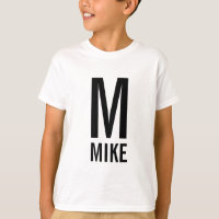 Monograma y nombre personalizados modernos