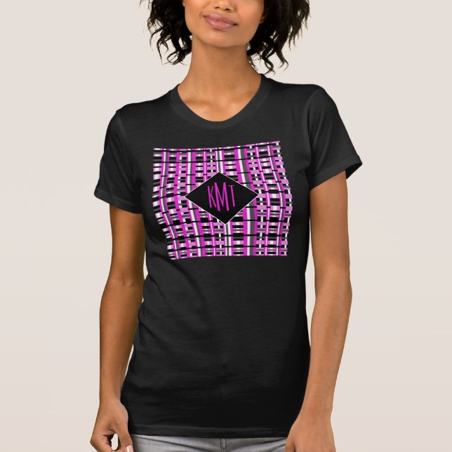 Camiseta Monogramado rosa (Anverso)