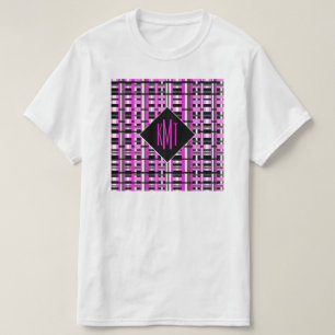 Camiseta Monogramado rosa