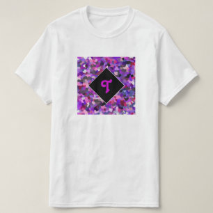 Camiseta Monogramed Confetti Purple