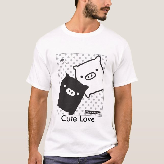 Camiseta Monokuro Boo1, amor lindo (Anverso)