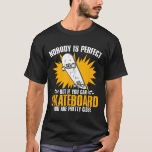 Camiseta Monopatín Bastante cerca Monopatín Patinar Monopat