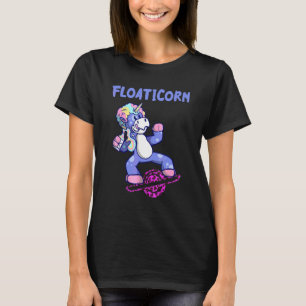 Camiseta Monopatín Eléctrico Flotante Unicornio Leopardo Un