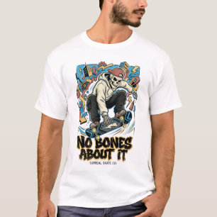 CAMISETA MONOPATÍN ESQUELETO