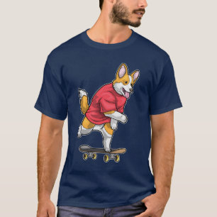 Camiseta Monopatín para Corgi