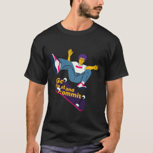 Camiseta Monopatín Patinador en un monopatín
