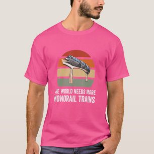 Camiseta Monorail El Mundo Necesita Un Atardecer Más Retro 