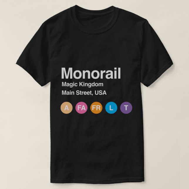 Camiseta Monorail Subway Classic T-Shirt (Diseño del anverso)
